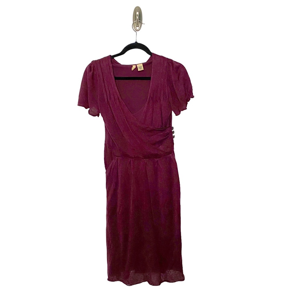 MOTH DARK PURPLE PLUM DRESS SIZE XS